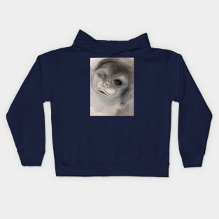 Happy seal Kids Hoodie